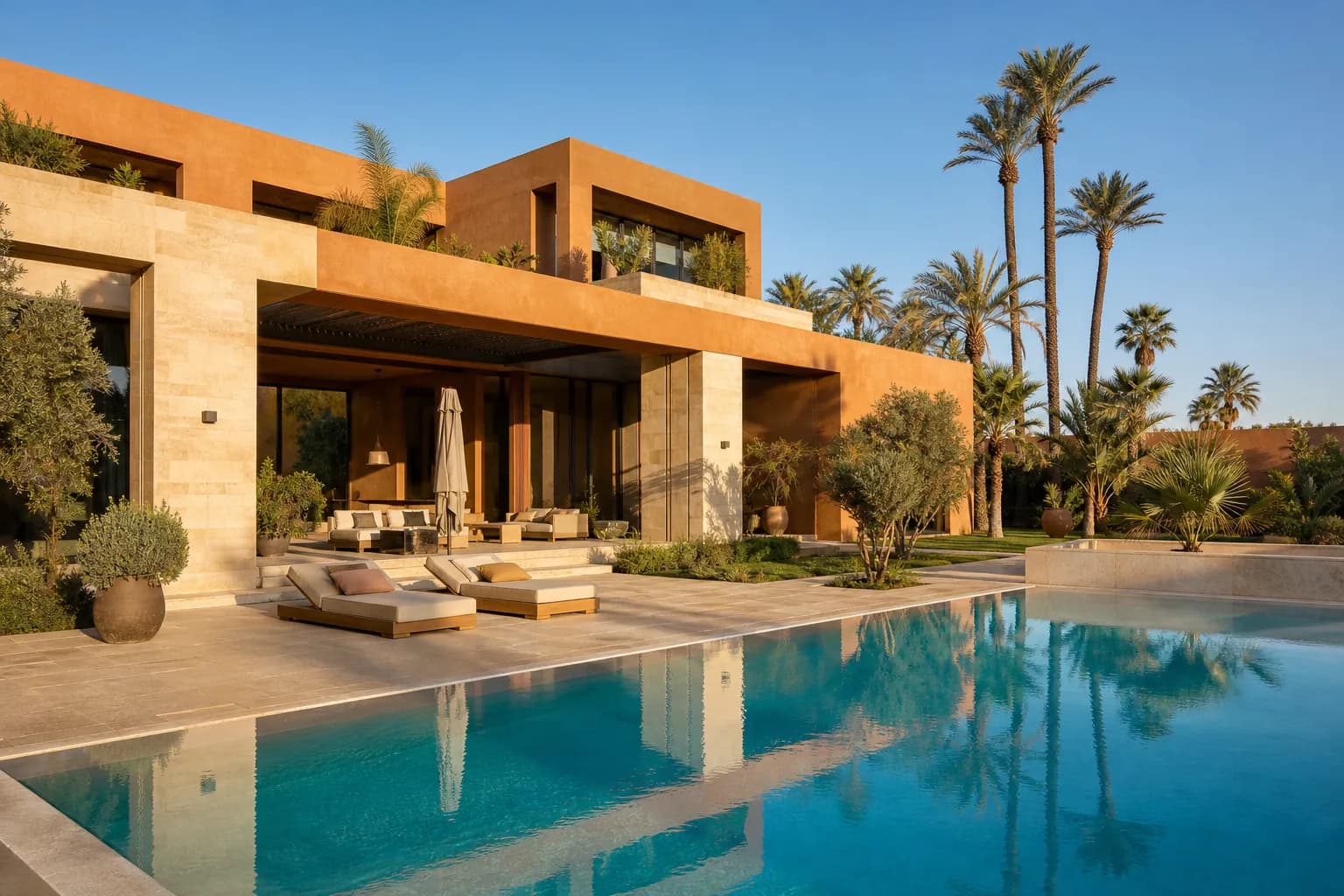 Villa contemporaine avec piscine